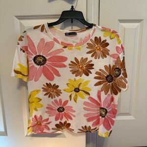 Zara Floral Tee